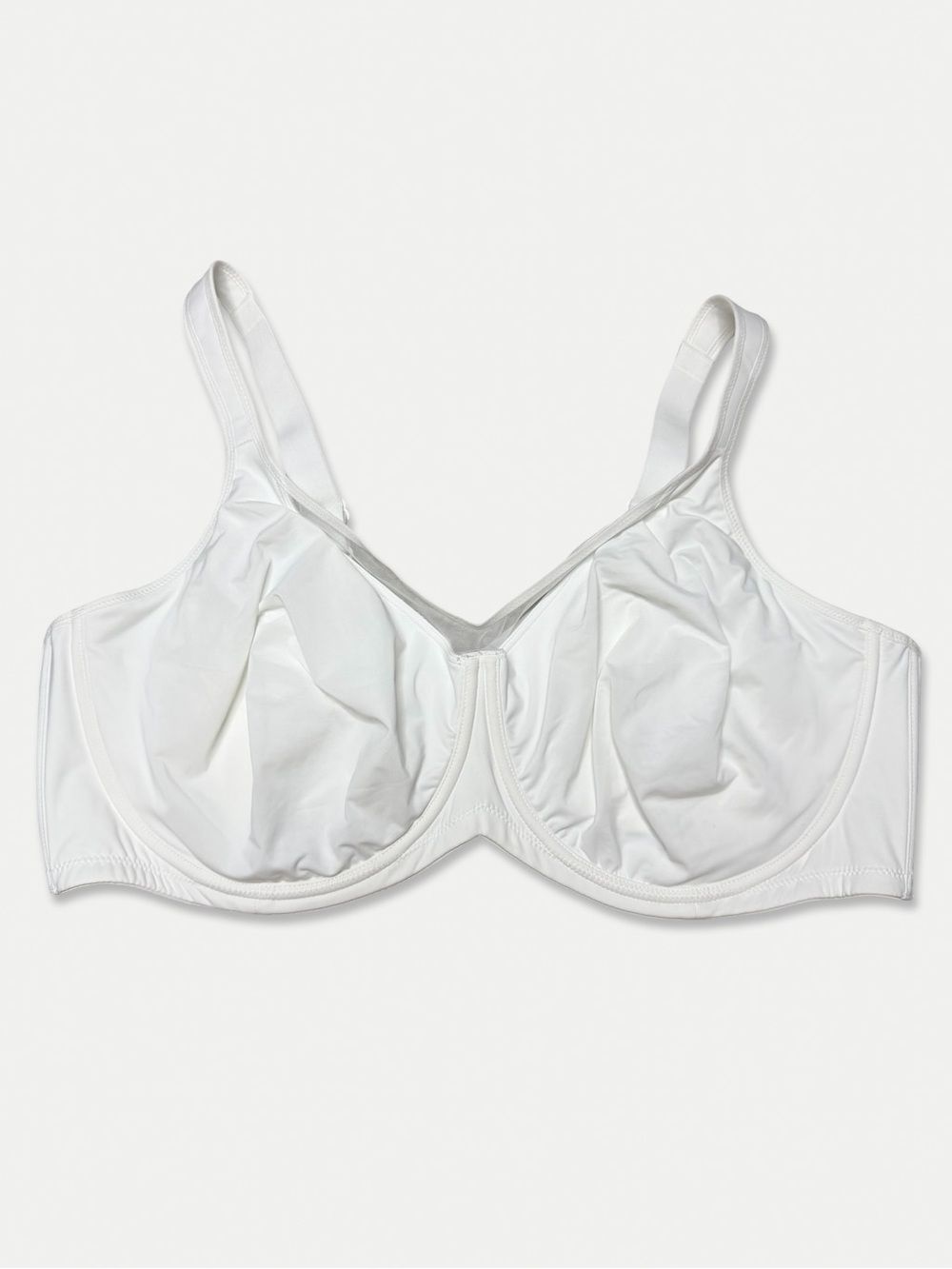 HSIA 44G White Full Coverage Underwire Bra NWT Supportive Unlined